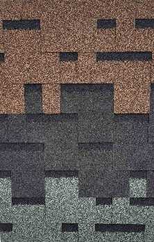 Бітумна черепиця GOETHE- COFFEE BROWN-BLACK-GRAY1уп= 3м2