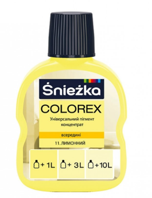 Барвник Colorex №11 лимонний (100мл)