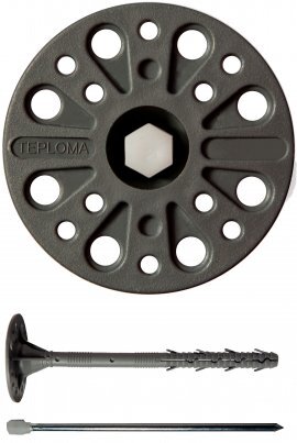 Дюбель д/кр. с мет. цв. та термоголовою (10х160 мм) (250шт)ПРЕМІУМ