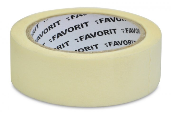 Лента малярная 25 мм х 40 м (36шт) Favorit • 10-001