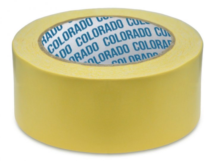 Стрічка малярська 38 мм*40 м,  Colorado (желтая) • 10-053
