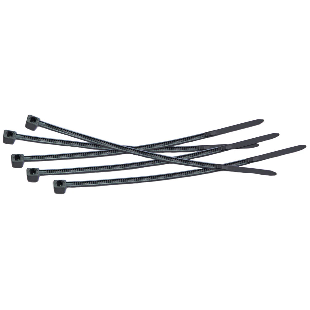 Ремінці затяжні 2,5х100 мм (100шт) чорні (23-133)