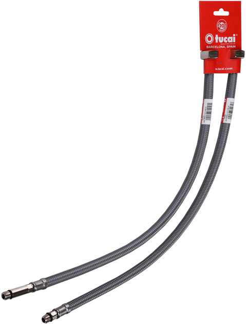 Шланг для змішувача Н1\2-М10-L17-L37 0.4м. нерж ПАРА