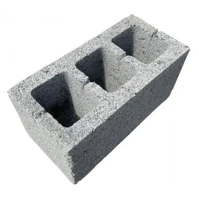 Шлакоблок стандартный 3-х Пустотный (390х190х190)