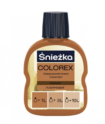 Барвник Colorex №74 коричневий (0,1мл)