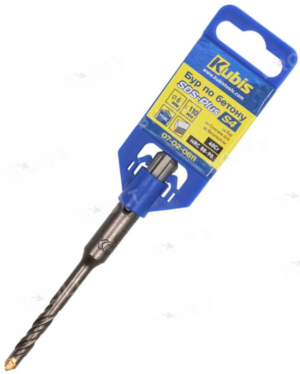 Свердло по бетону SDS Plus 12х310мм. Kubis (19-356-2)