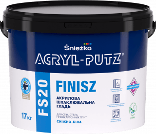 Снежка Фініш  FS20(27 кг) ACRIL-PUTS(24 ведра на палете)