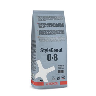 Stylegrout 0-8 GREY 1/серый 3кг Цемент.затирка