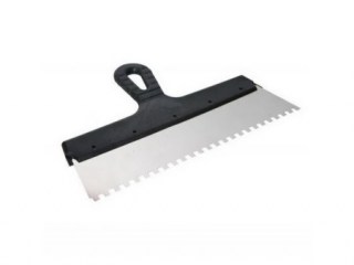 Шпатель нержав. 150 мм зуб 10*10 мм, • 05-458