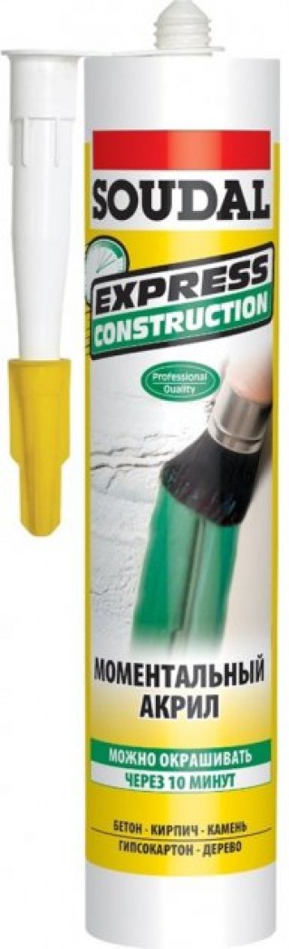 Герметик акриловый SOUDAL, белый 300