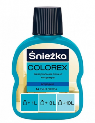 Барвник Colorex №44 бирюза синяя (0,1мл)