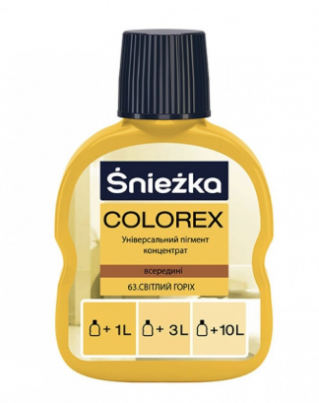 Барвник Colorex №63 світлий горіх (0,1мл)