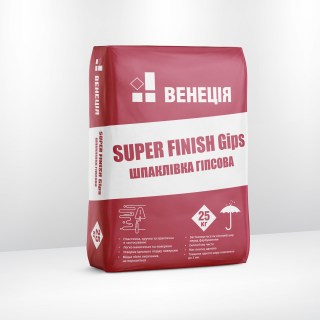 ВЕНЕЦІЯ SUPER FINISH Gips, 25 кг/40пал