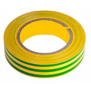 Изолента ПВХ зелено-желтая 19ммх20 м