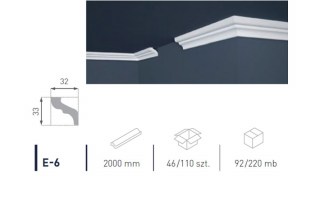 Профіль для стелі Е-6 MARBET LUX 2м/110