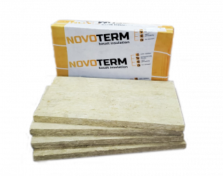 Фасадний утеплювач мінеральна вата кам'яна Новотерм - Фасад 115 (1000*600*100) 1,2 м.кв. (2 плити)