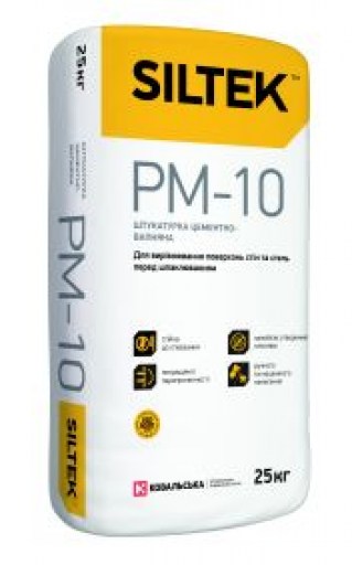 РМ-10 Штукатурка цементно известковая Siltek 25кг