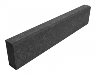 Бордюр тротуарний графіт 1000х200х60