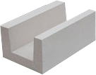 U-Блок из ячеистого бетона UDK D500 500х200х300