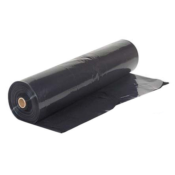 Плівка поліетиленова 1500х150 (50 м/п) черная/серая