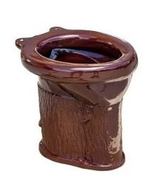 Унітаз ДАЧНИЙ коричн. (берізка)