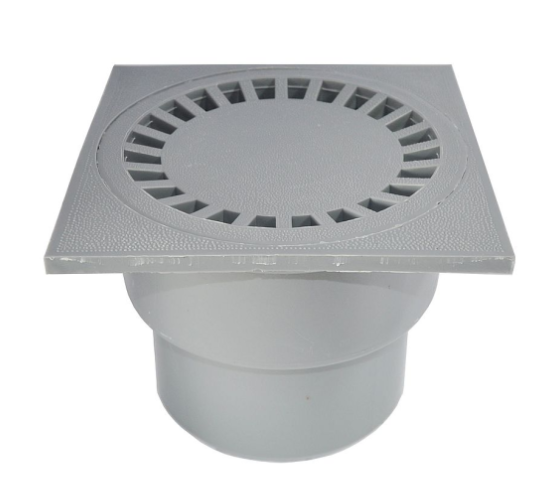 Трап ПВХ 110х180*, н/ж 150х150, з сухим засувом