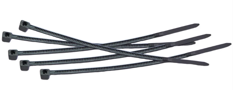 Ременці затяжні 3,6х200 мм (100шт) чорні 23-137