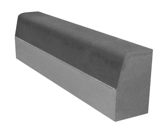 Бордюр дорожній графіт1000х300х150