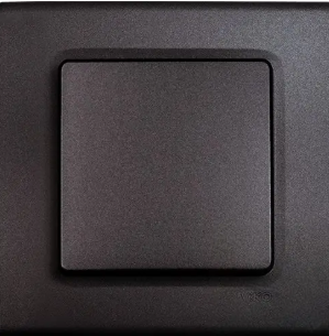 Вимикач 1кл. Linnera ЧОРНИЙ 90414001